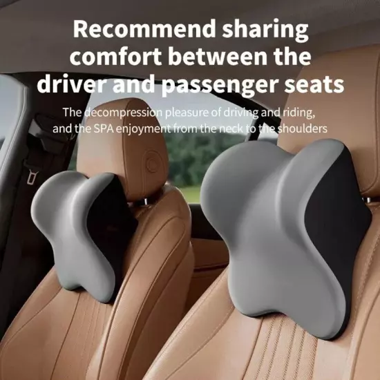 Car Headrest Lumbar Support Cushion Backrest Pillow Car Comfortable Neck Pillow