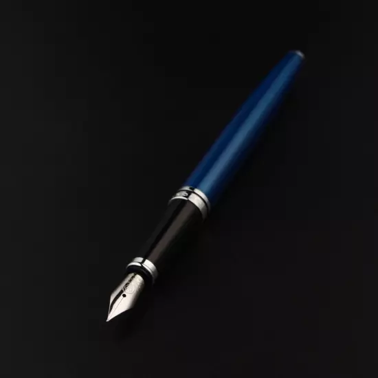 Cross Coventry Fountain Pen Blue Ground Stainless Steel Nib F