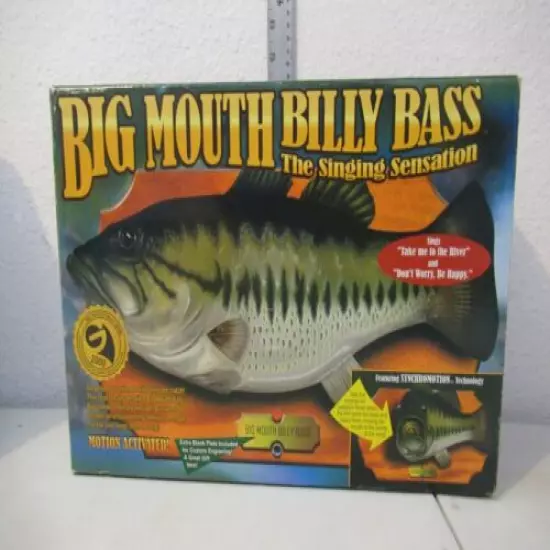 Big Mouth Billy Bass NEW IN OPENED BOX TESTED