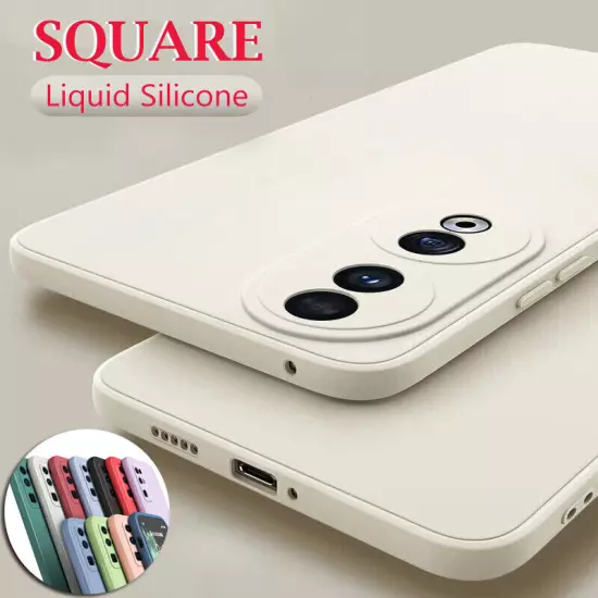 For Samsung A14 13 A54 5G A53 A52 A50 Liquid Silicone Soft TPU Phone Case Cover