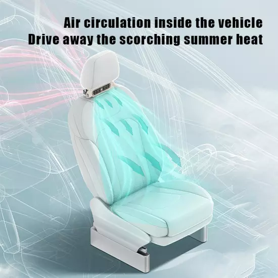 Portable Car Headrest CoolingFan Front Rear Seat Fan Type