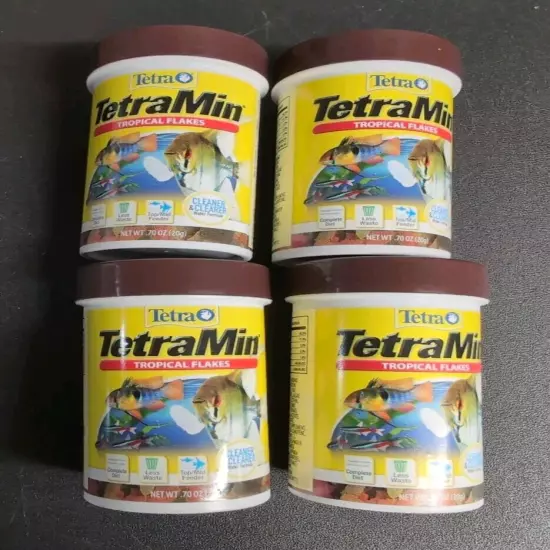 TeraMin Tropical Flakes, Lot Of 4!