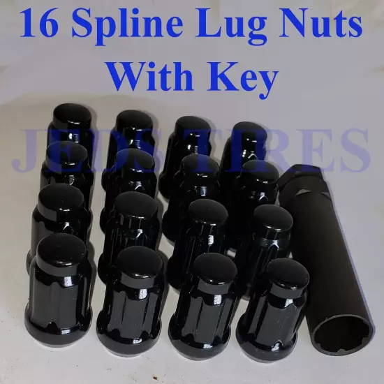 Anti Theft Golf Cart LUG NUT KIT Black 1/2x20 Bad Boy Buggies Columbia Cushman