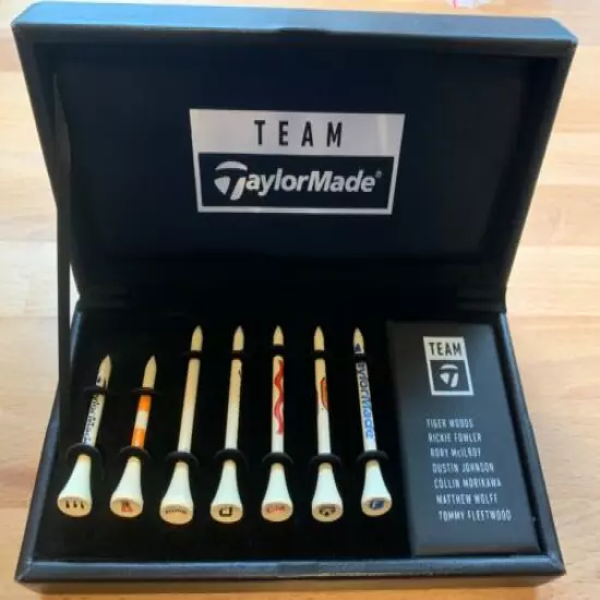 Team TaylorMade Staff Tees Tour Truck Tiger Rory Dustin Colin Wolf Rickie Tommy