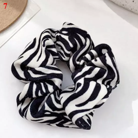 Polka Dot Hair Tie Zebra Pattern Hair Rope Scrunchies Ponytail Holder Hairband ❀