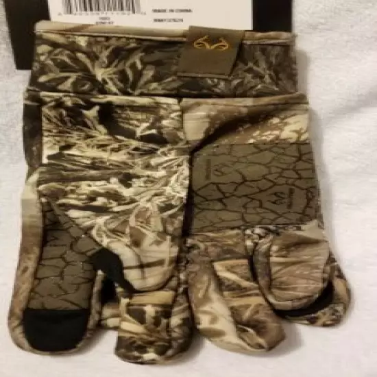 Medium Mens Realtree Max-1 XT MidWeight Gloves Camo Winter TOUCH SCREEN Shooting