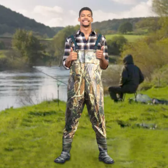 Waterproof Waders Camouflage for Fishing Leisure Water Gardening or Agriculture