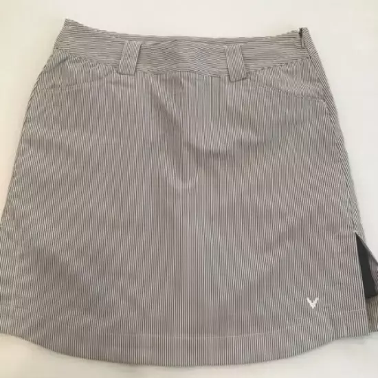 Callaway Golf Skort Skirt Stretch Striped Soft Knit Undershorts Women's10