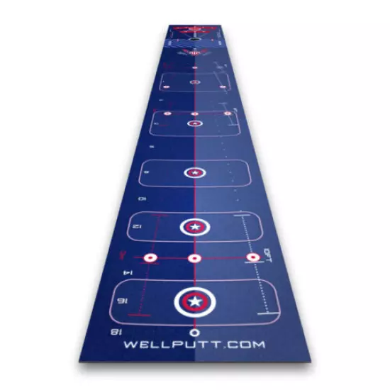 Wellputt 13ft Putting Mat Stars and Stripes Special Edition | BRAND NEW