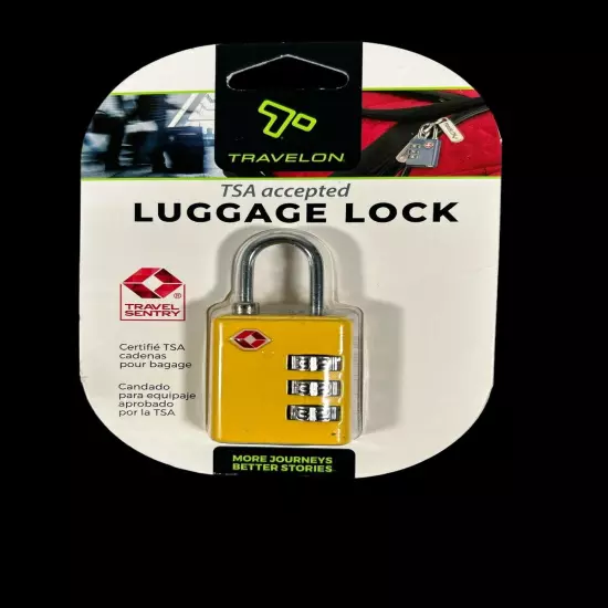 Travelon Luggage Lock- TSA Accepted- Black