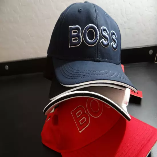 Hugo Boss NWT Cap Choose Red, White, Navy Blue, White ONE SIZE FREE SHIPPING