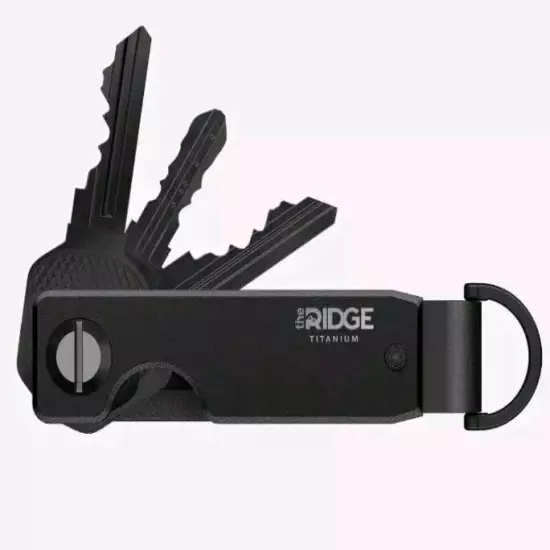 RIDGE The KeyCase Key Organizer MK8HD Black