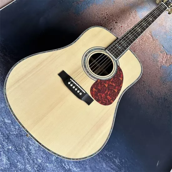 In stock Custom 41 Inch Solid Spruce Top Acoustic Guitar D45 Model ship quickly