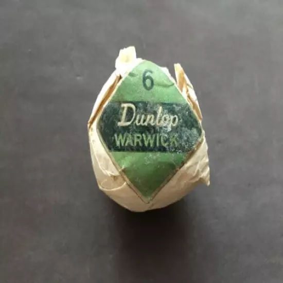 C1930s DUNLOP WARWICK RECESSED No6 GOLF BALL IN ITS ORIGINAL UNOPENED WRAPPER