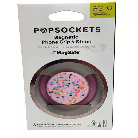 Popsockets- Magnetic MAGSAFE Phone Grip & Stand Pink Sugar Plum