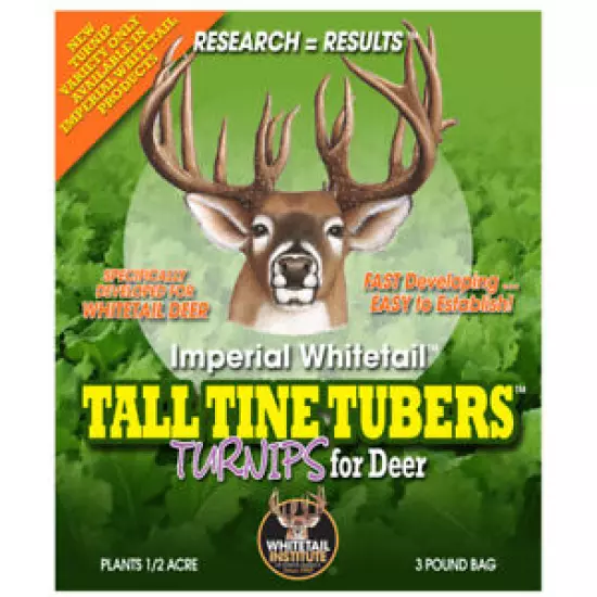 Whitetail Institute Tall Tine Tubers Seed .5 Acre 3 Lb.