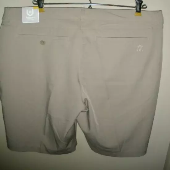 #317 Ladies Golf Style Stone Khaki Shorts Women Bermuda Tailored Stretch 12