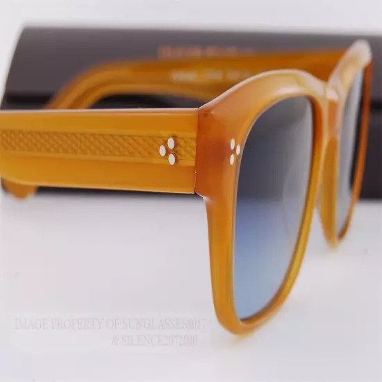 New Oliver Peoples Sunglasses Birell Sun OV 5524/SU 1578Q8 Amber/Marine Gradient