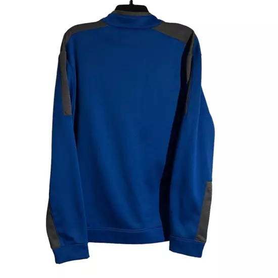 Callaway Men's Quarter Zip Golfing Pullover Peacoat (Blue) Large