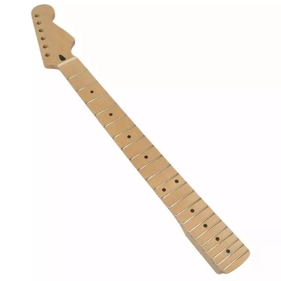 22 Frets Electric Guitar Neck Canada Maple Fretboard for DIY Fender ST Strat