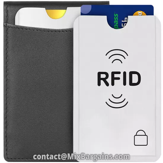 BEST SLEEVES RFID CREDIT CARD DEBIT GIFT HIGH QUALITY CARD ALUMINUM BLOCKING