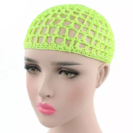 Mesh Hair Net Crochet Cap Fishnet Hairnet Hair net Snood Sleeping Night Cover