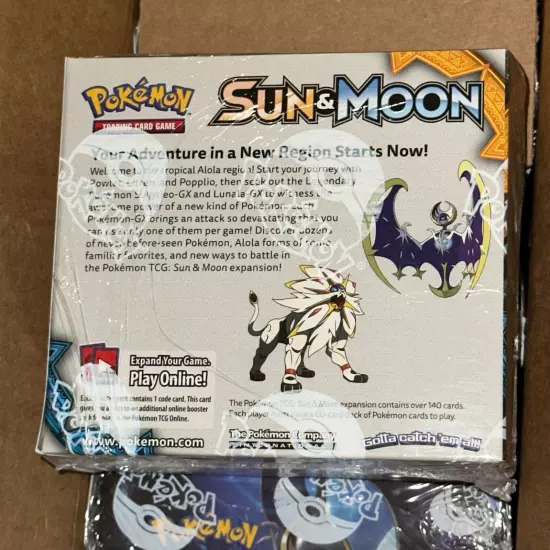 POKEMON TCG SM Base Sun & Moon Booster Box Sealed