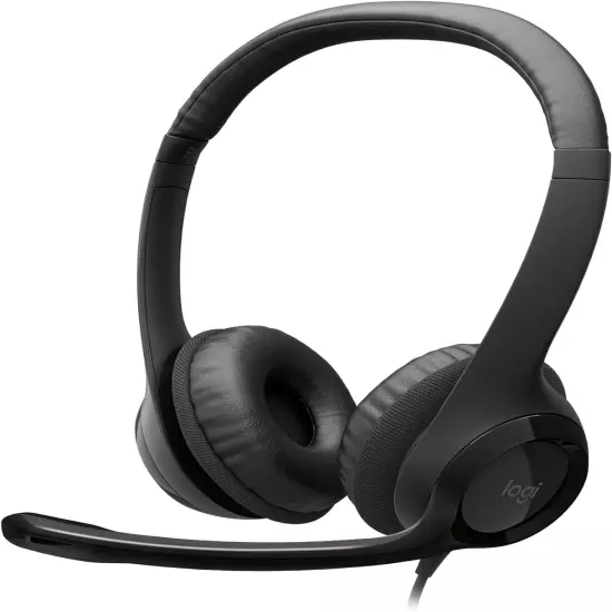 ✨ BRAND NEW Logitech H390 Wired USB Computer Headset w/ noise cancelling mic ✨