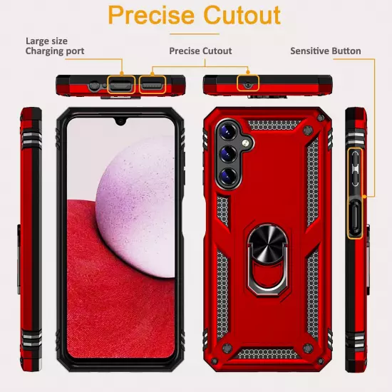 For Samsung Galaxy A15 5G A14 A54 A35 Case Phone Cover Shockproof+Tempered Glass