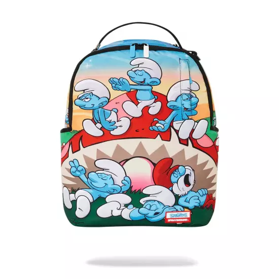 Sprayground Smurfs Mushroom School Bag Backpack