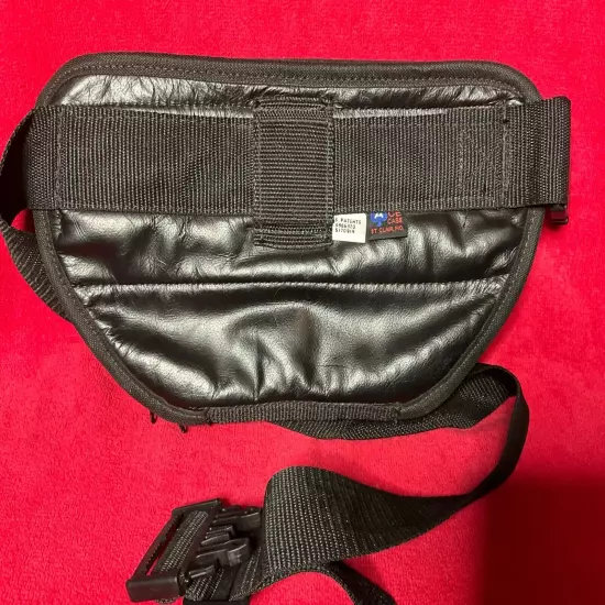 Ace Case Co. Fanny Pack, Black Conceal Carry 3 Different Compartments