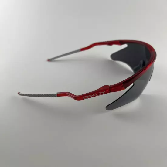 Oakley M Frame Crystal Red Black Iridium Heater Gen 1 Mumbo White Ear Socks 90’s