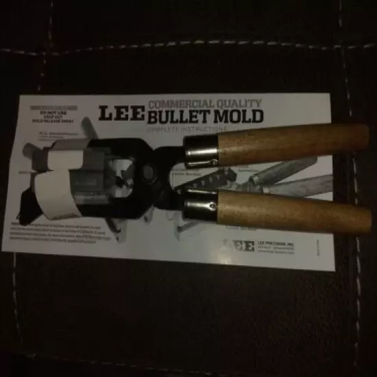 LEE Mold 2 Cavity Mold 356-125-2R With Handles 125 Grain Bullet 9mm 380 90309 