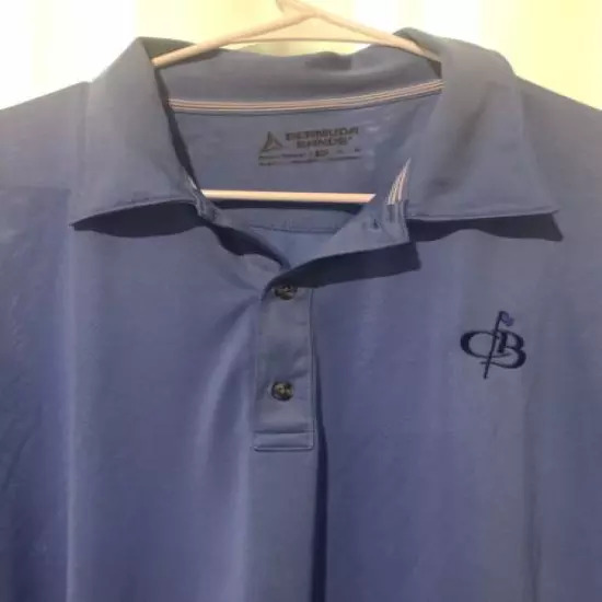 Bermuda Sands Blue Adult XL Branded Golf Shirt