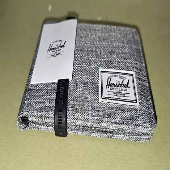 Herschel Supply Company Roy+ Wallet GRAY Stitch, New With Tags