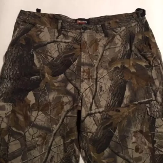 NWOT Mens Outfitters Ridge Camo Hunting Pants Size XL (40-42) Zipper Fly Damaged