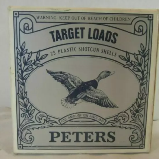 VINTAGE Peters BLUE MAGIC LIGHT TARGET SHELLS 2 3/4" 12 Ga Empty BOX