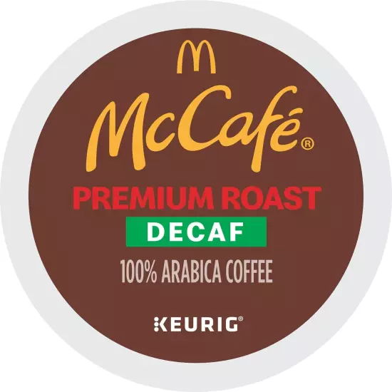 McCafe Premium Roast Decaf, Keurig Single Serve K-Cup Pods, Medium Roast Coff...