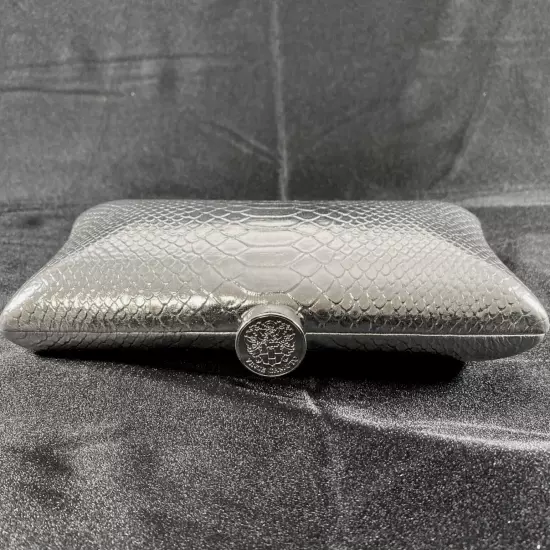 Vince Camuto Silver Metallic Clutch Bag, Women's Fragrance Collection NEW