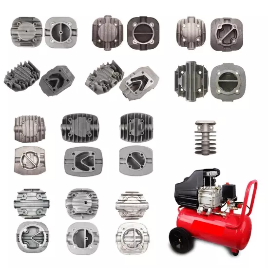 High Temperature and High Pressure Gas Compatible Cylinder Head Air Compressors