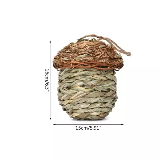 19 Style Birds Nest Bird Cage Natural Grass Egg Cage Bird House Outdoor Decorati