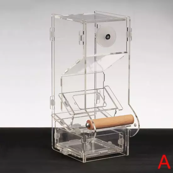 Auto Bird Feeder-Cup No Mess Bowl Cage Automatic Feeding ParrotCockatiel= R4O1