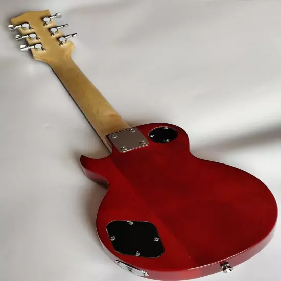 Electric Guitar Mini 6-string Glossy Red solid body 21 Frets rosewood fretboard