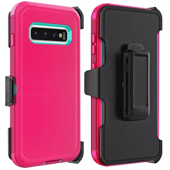 For Samsung Galaxy S10/S10+/S10e Heavy Duty Shockproof Case Cover + Belt Clip