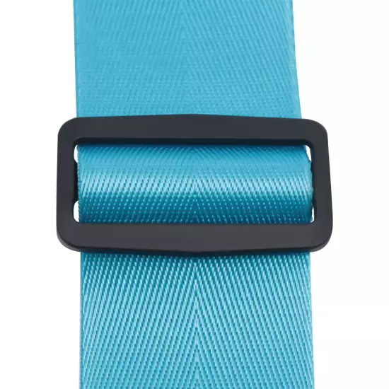 Travel Suitcase Belt Luggage Cross Straps with Combination Lock Non-Slip Blue 