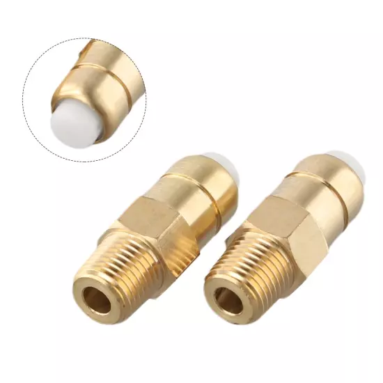 2x 1/4 Thermal Release Safety Relief Valves For Pressure Washer Water Pump New