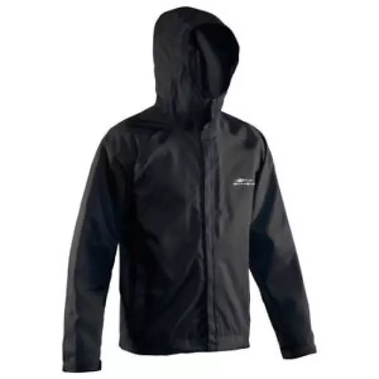 Grundens Weather Watch Hooded Rain Jacket Fishing Black # 10029