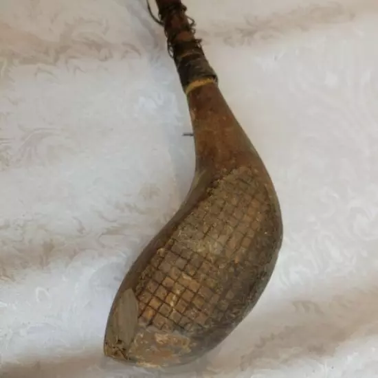 Antique Vintage Hickory Shaft Diamond Driver Golf 