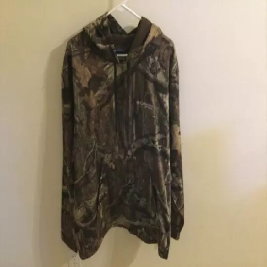 Columbia PFG Camo Hoodie Mossy Oak Break-up Infinity Sweatshirt Men's XXL W/TAGS