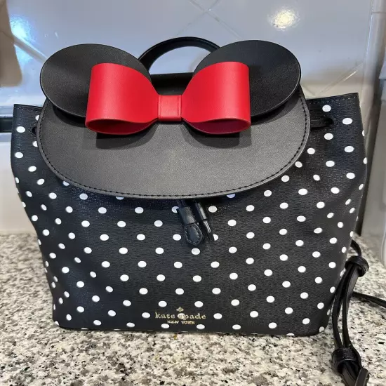 Kate Spade New York Disney Minnie Mouse Red Bow Backpack K4642